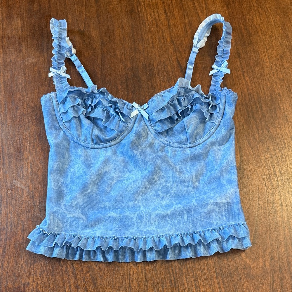 Shailee Ruffled Bra Top